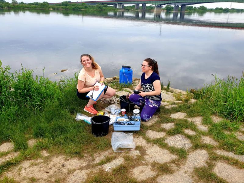 Vistula river sampling. Ra survey in the Bay of Gdańsk